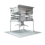 Ascensor para video beam de tijera y reata de sujeción