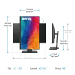 Monitor Hdmi Benq Para Diseño Benq 27_ 4k Pd2725u