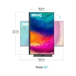 Monitor Profesional Benq PD2706QN para Diseño 27"QHD 100HZ